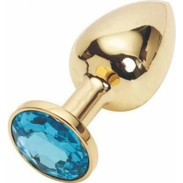Plug Anal - Acier Inoxydable Or - Format Petit Lovetoy Sensations plus