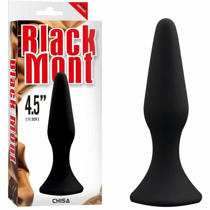 Plug Anal - Black Mont - Large Silicone Plug Black Mont Sensations plus