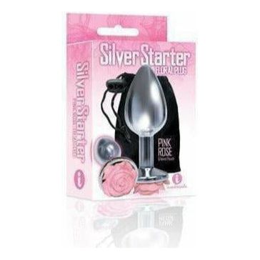 Plug anal - The Silver Starter - Fleur format petit Icon brands Sensations plus