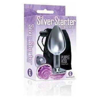 Plug anal - The Silver Starter - Fleur format petit Icon brands Sensations plus