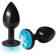 Plug anal - The Silver Starter - Rond format petit noir Icon brands Sensations plus
