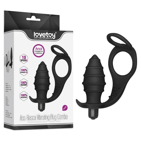 Plug Anal Vibrant Et Anneau D'érection - Anal Indulgence - Ass-Rasca Anal Indulgence Sensations plus