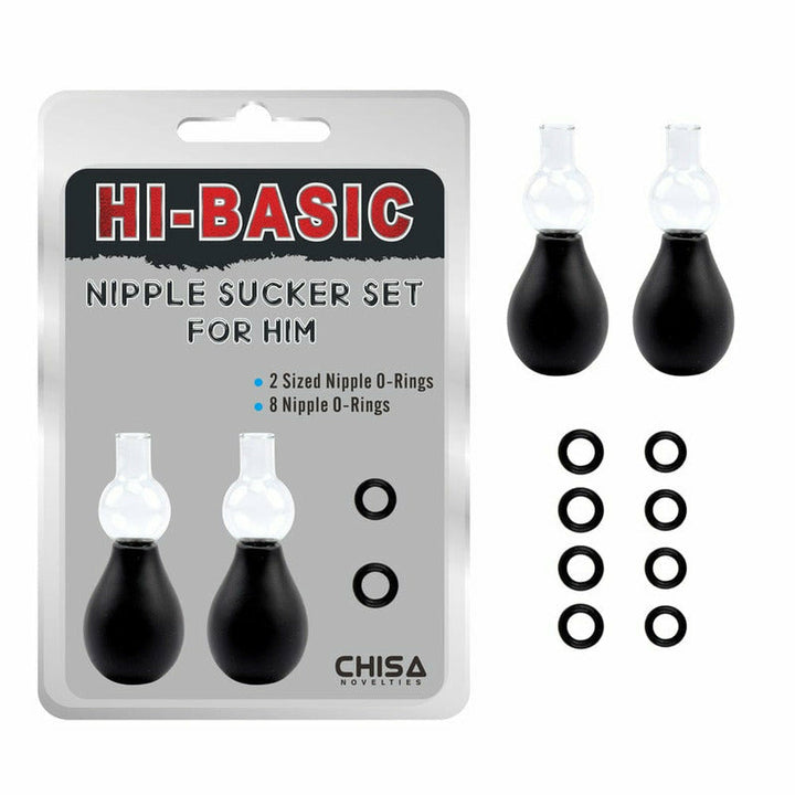 Pompe à Seins - Hi Basic - Nipple Sucker Set For Him Hi-Basic Sensations plus