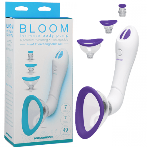 Pompe 4-en-1 - Bloom - Intimate Body Pump Doc Johnson Enterprises Sensations plus