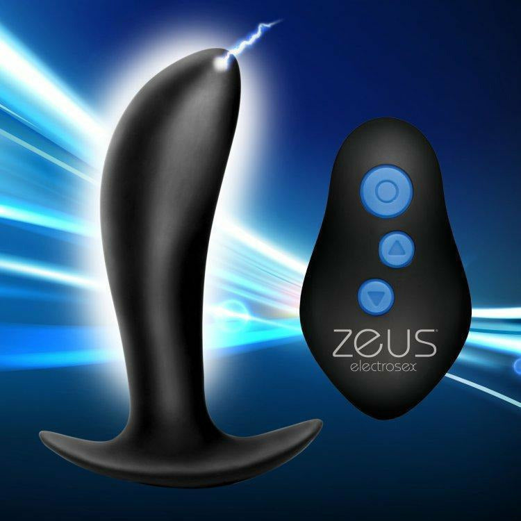 Électrostimulation - Zeus - Pro-Shocker 8x Vibrating & E-Stim Prostate Plug Zeus Sensations plus