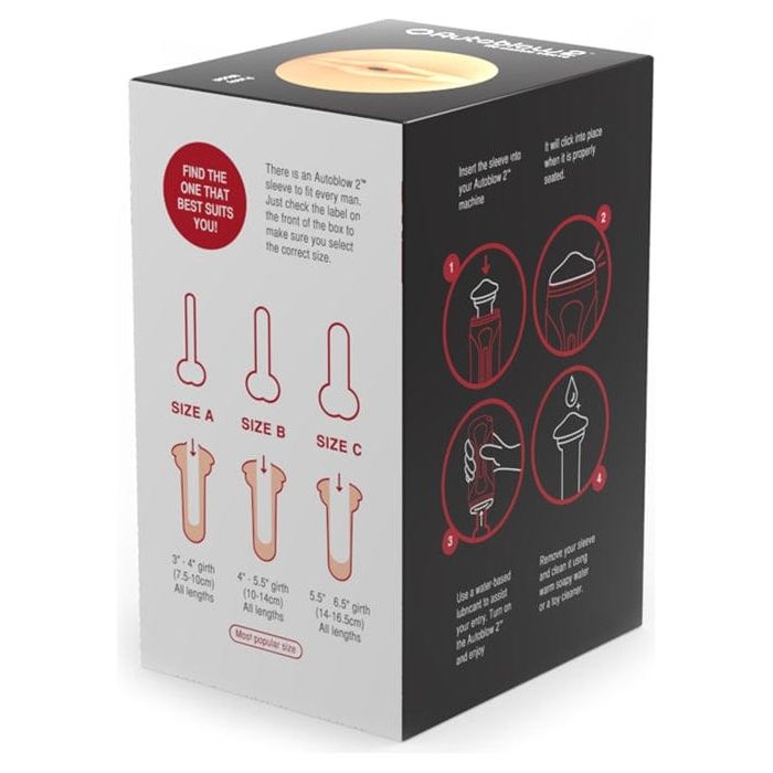 Sleeve - Autoblow 2 - Taille C Autoblow Sensations plus