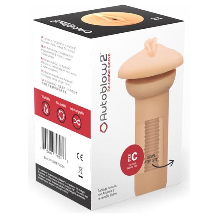 Sleeve - Autoblow 2 - Taille C Autoblow Sensations plus