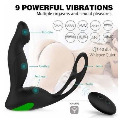 Stimulateur de Prostate Vibrant - Adore U Höm - Avec Anneaux Adore U Sensations plus