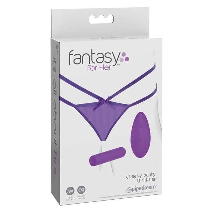 Vibrateur à Distance - Fantasy For Her - Cheeky Panty Thrill-Her Pipedream Sensations plus