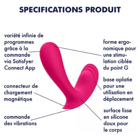 Vibrateur à Distance - Satisfyer - Top Secret Satisfyer Sensations plus