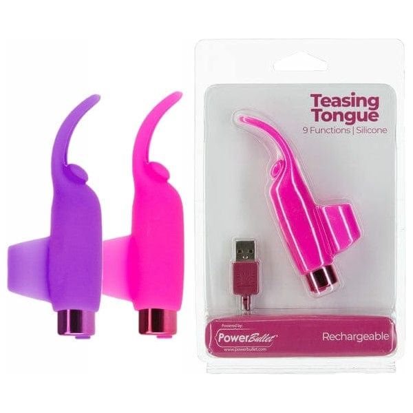 Vibrateur à Doigt - PowerBullet - Teasing Tongue Power Bullet Sensations plus