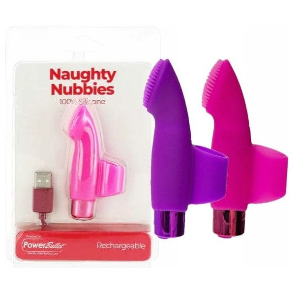 Vibrateur à Doigt - PowerBullet - Naughty Nubbies Power Bullet Sensations plus
