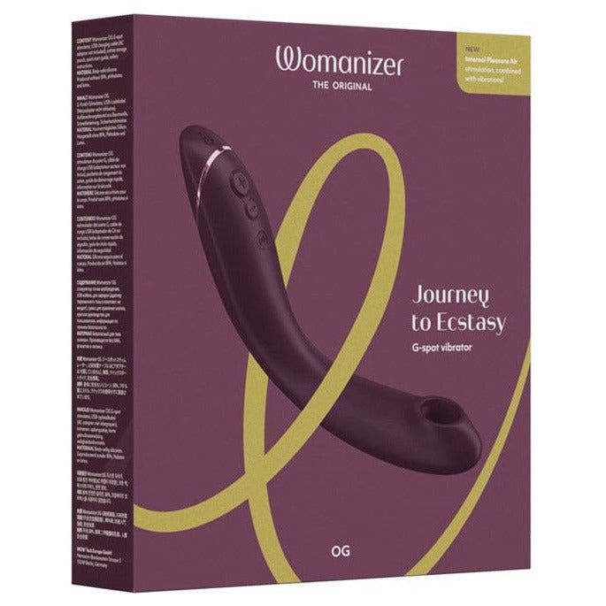 Vibrateur à Succion et Point G - Womanizer - OG point G Womanizer Sensations plus