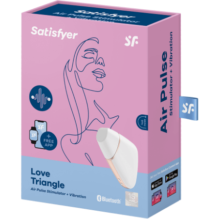 Vibrateur à Succion - Satisfyer - Love Triangle Satisfyer Sensations plus