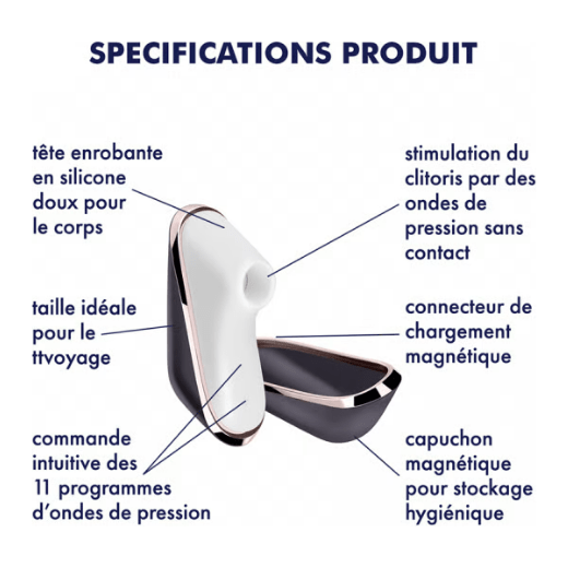 Vibrateur à Succion - Satisfyer - Pro Traveler Satisfyer Sensations plus