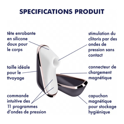 Vibrateur à Succion - Satisfyer - Pro Traveler Satisfyer Sensations plus