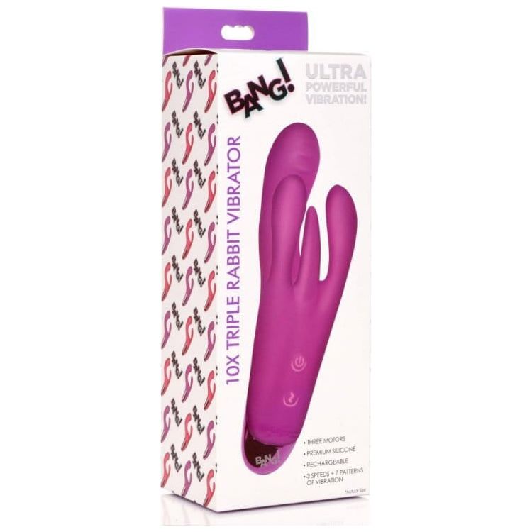 Vibrateur - Bang! - Triple Rabbit Vibrator Bang! Sensations plus