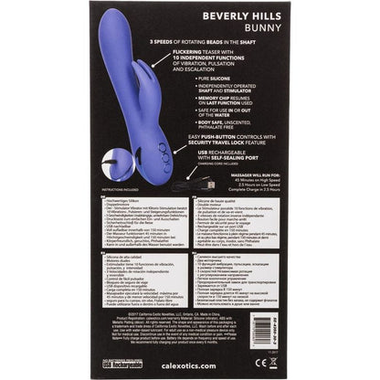 Vibrateur - California Dreaming - Beverly Hills Bunny - CalExotics CalExotics Sensations plus