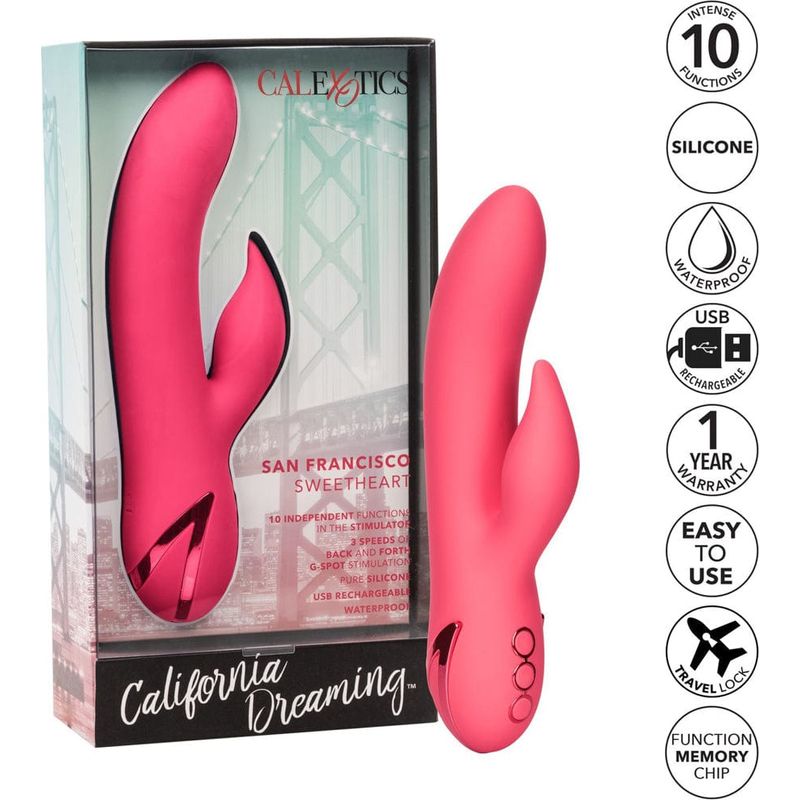 Vibrateur - California Dreaming - San Framcisco Sweetheart - CalExotics CalExotics Sensations plus