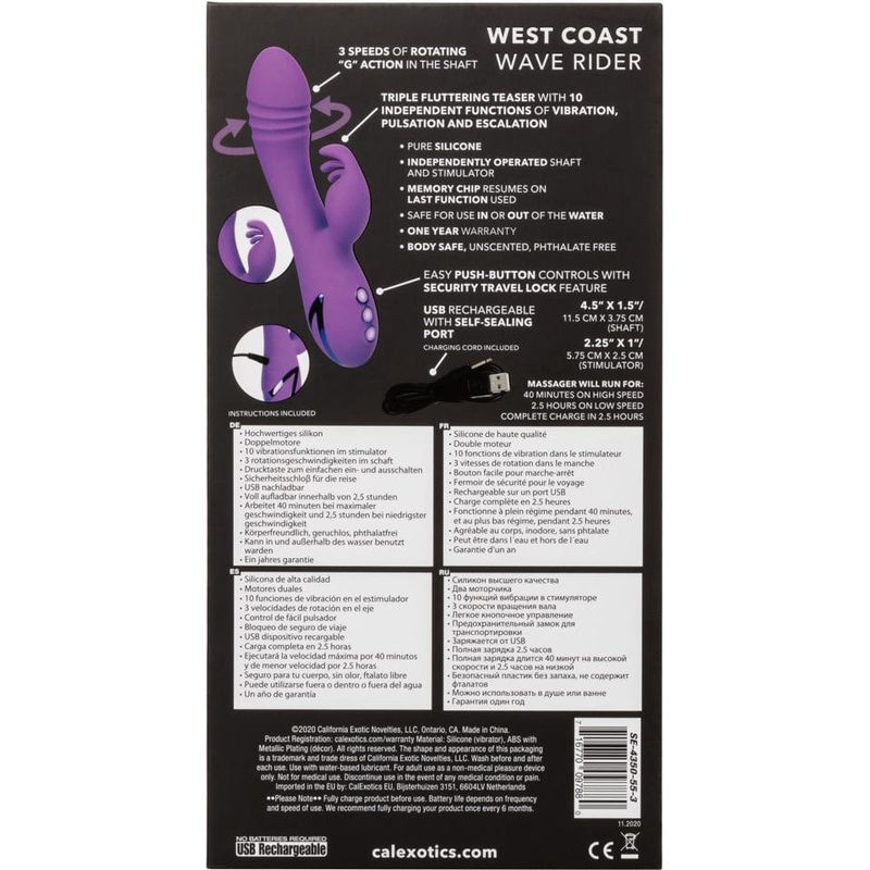 Vibrateur - California Dreaming - West Coast Wave Rider - CalExotics CalExotics Sensations plus
