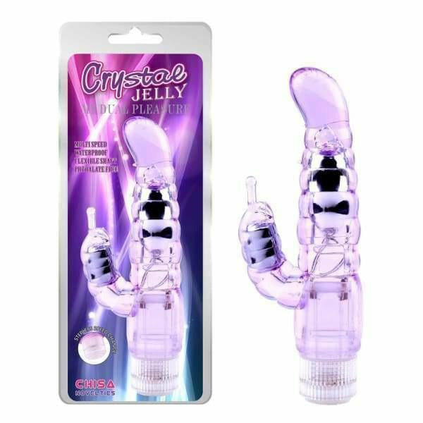 Vibrateur - Crystal Jelly - My Dual Pleasure Crystal Jelly Sensations plus