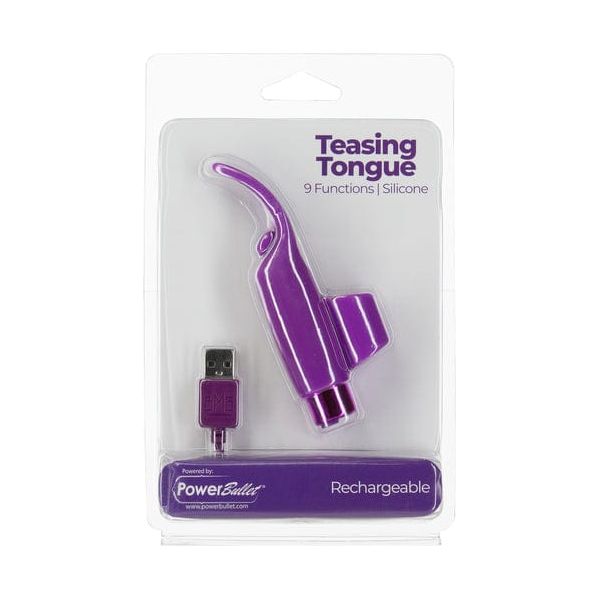 Vibrateur à Doigt - PowerBullet - Teasing Tongue Power Bullet Sensations plus