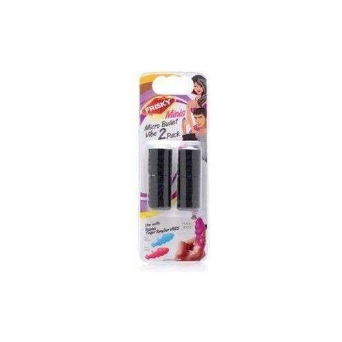 Piles - Frisky - Minis Micro Bullet Vibe - Ensemble de 2 Frisky Sensations plus