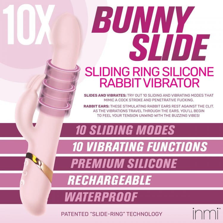 Vibrateur - Inmi - 10X Bunny Slide Inmi Sensations plus