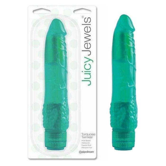 Vibrateur - Juicy Jewels - Turquoise Twinkler Pipedream Sensations plus