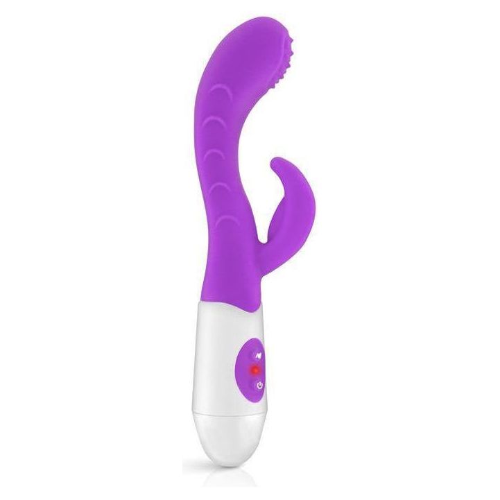 Vibrateur rabbit avec stries et picots - Yoba Paris - Leola Yoba Paris Sensations plus