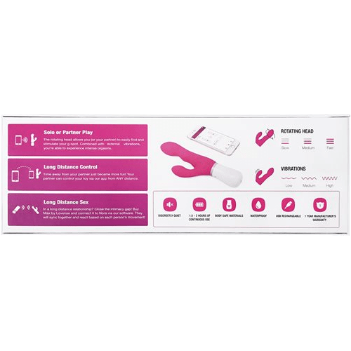 Vibrateur rechargeable - Lovense - Nora Lovense Sensations plus