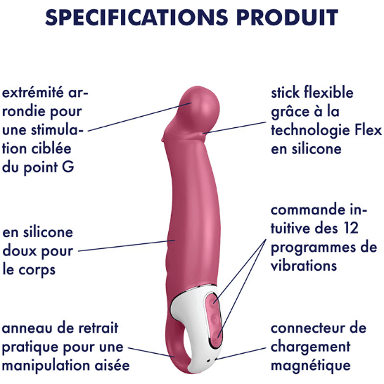 Vibrateur - Satisfyer - Petting Hippo Satisfyer Sensations plus